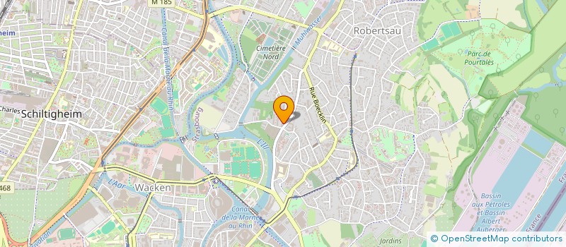 localisation de l'entreprise TM2U à STRASBOURG