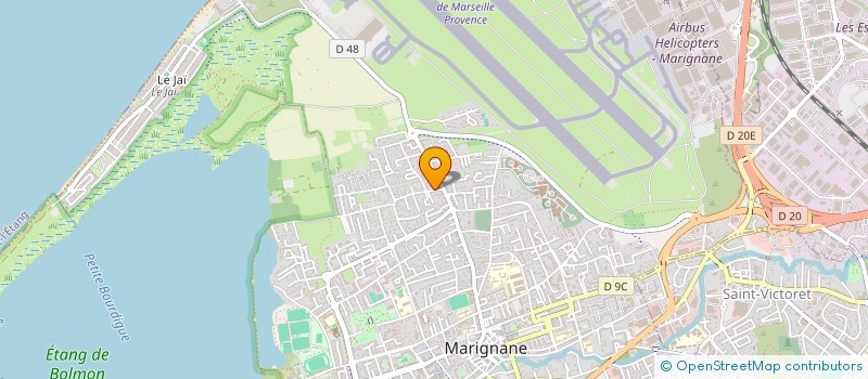 localisation de l'entreprise TM4L SANS FRONTIERES à MARIGNANE
