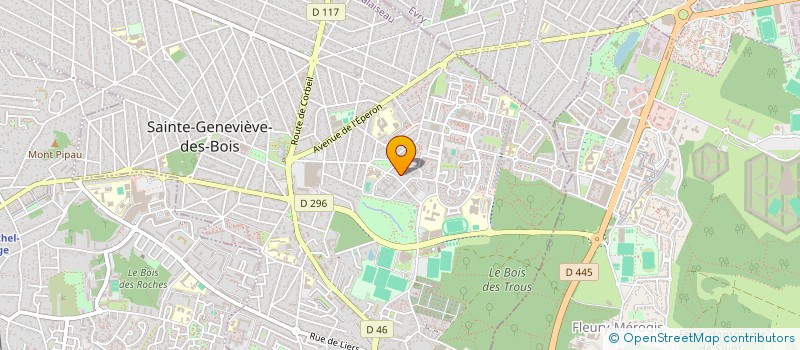 localisation de l'entreprise TM7 SERVICES à SAINTE-GENEVIEVE-DES-BOIS
