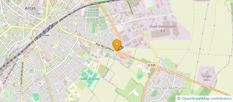 localisation de l'entreprise TMA à ARRAS