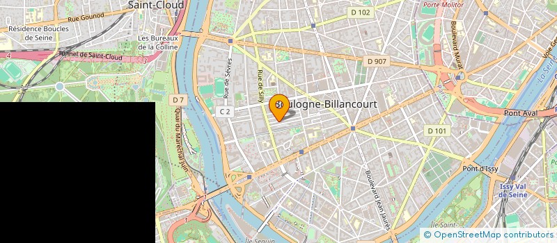 localisation de l'entreprise TMA à BOULOGNE-BILLANCOURT