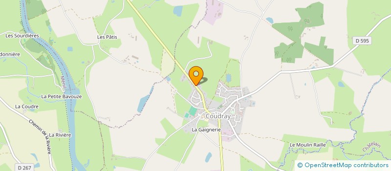 localisation de l'entreprise TMA  COUDRAY