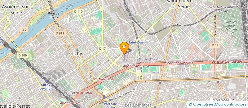 localisation de l'entreprise TMA  CLICHY