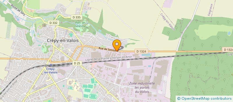 localisation de l'entreprise TMA BATIMENT  CREPY-EN-VALOIS