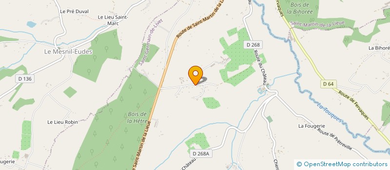 localisation de l'entreprise TMA ET CIE  SAINT-GERMAIN-DE-LIVET