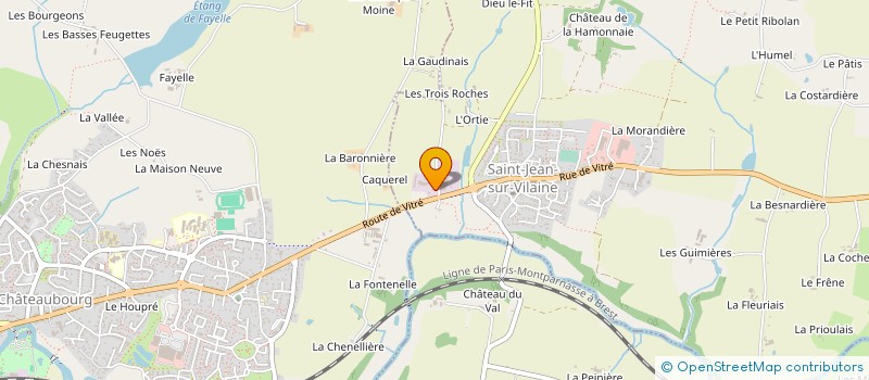 localisation de l'entreprise TMA TRANSITION MINERALE ACTIVE à VITRE