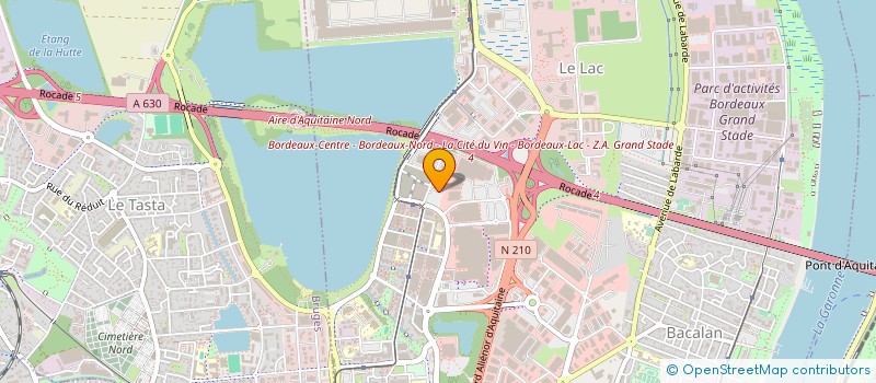 localisation de l'entreprise TMA - TRANSPORT DE MARCHANDISES AQUITAINE à BORDEAUX