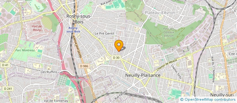 localisation de l'entreprise TMAN2CODE à ROSNY-SOUS-BOIS