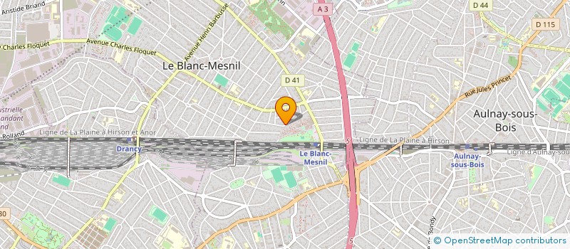 localisation de l'entreprise TMAR & ZRIBI  LE BLANC-MESNIL