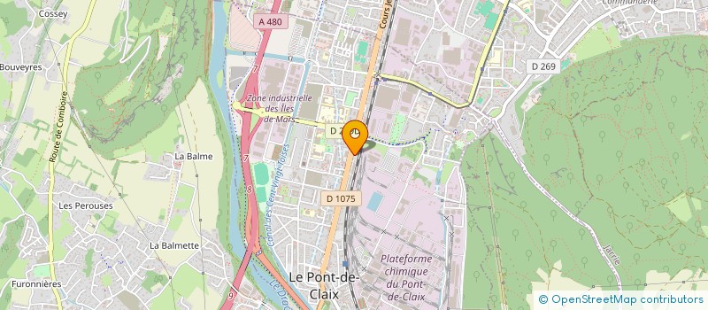 localisation de l'entreprise TMB  LE PONT-DE-CLAIX