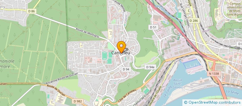 localisation de l'entreprise TMBB SANTE  CANTELEU