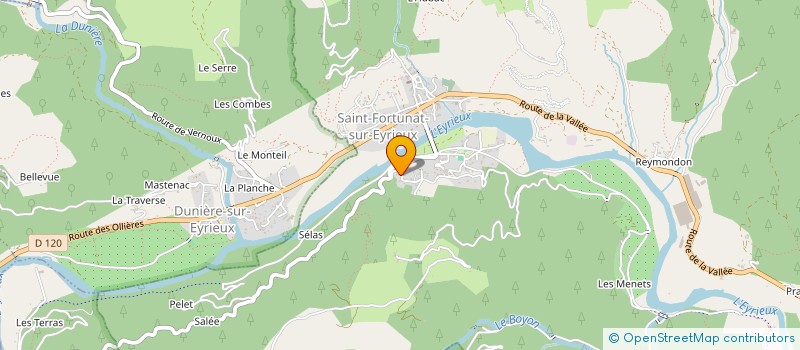 localisation de l'entreprise TMBC  SAINT-FORTUNAT-SUR-EYRIEUX