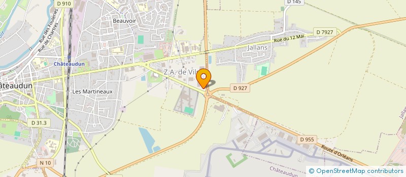 localisation de l'entreprise TMBF à CHATEAUDUN