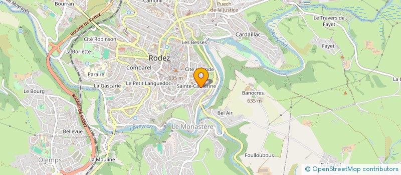 localisation de l'entreprise TMBI 1  RODEZ