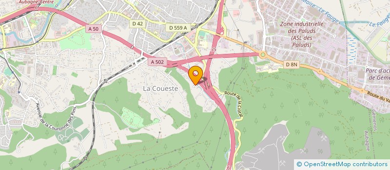 localisation de l'entreprise TMBI FRANCE à AUBAGNE