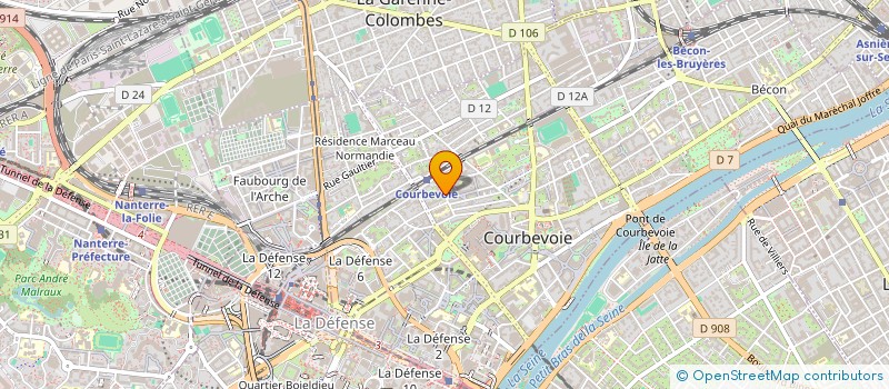 localisation de l'entreprise TMBL ASSOCIES à COURBEVOIE