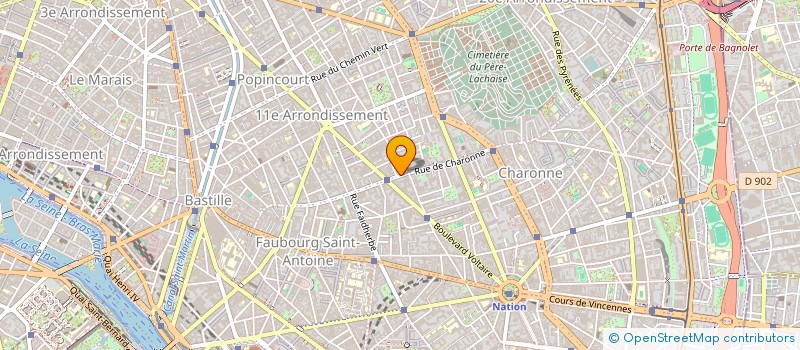 localisation de l'entreprise TMBO à PARIS