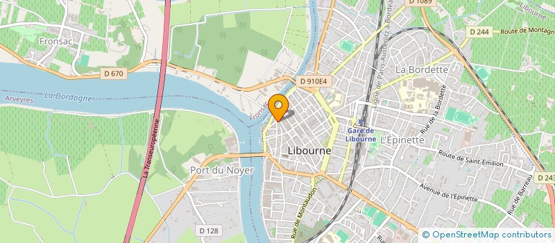 localisation de l'entreprise TMC 33 LIBOURNE à LIBOURNE
