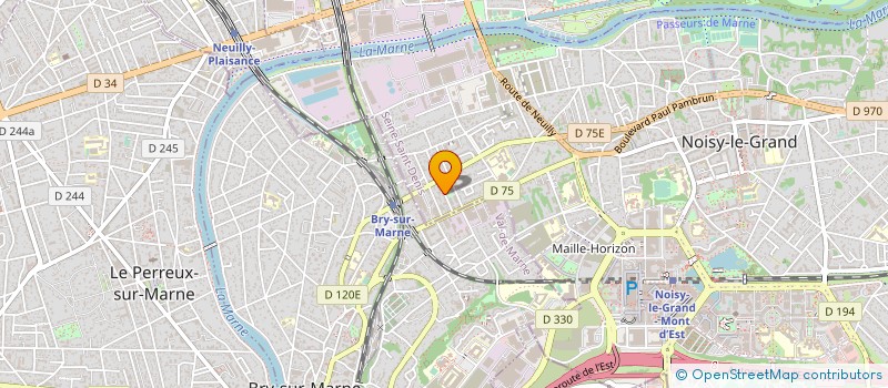 localisation de l'entreprise TMC  NOISY-LE-GRAND