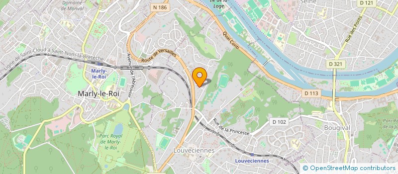 localisation de l'entreprise TMC  LOUVECIENNES