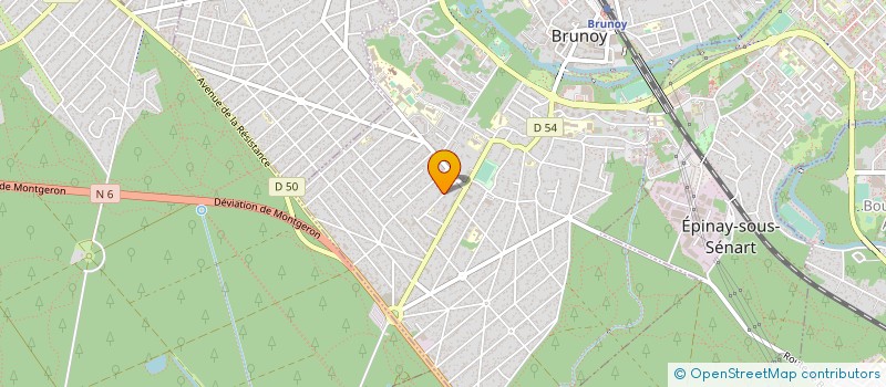 localisation de l'entreprise TMC à BRUNOY