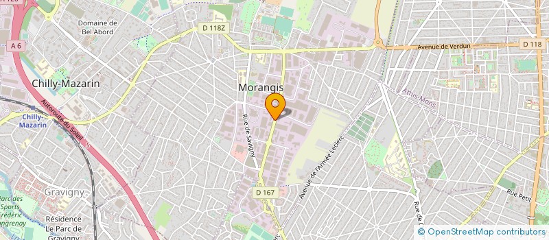 localisation de l'entreprise TMC à MORANGIS