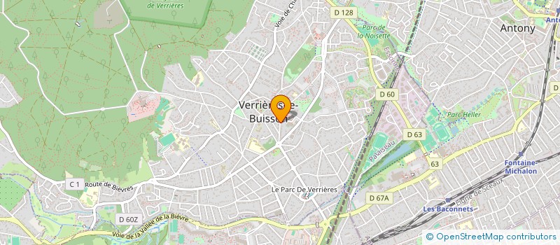 localisation de l'entreprise TMC à VERRIERES LE BUISSON