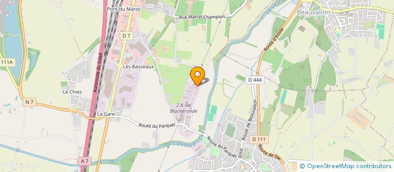 localisation de l'entreprise TMC à ETOILE-SUR-RHONE