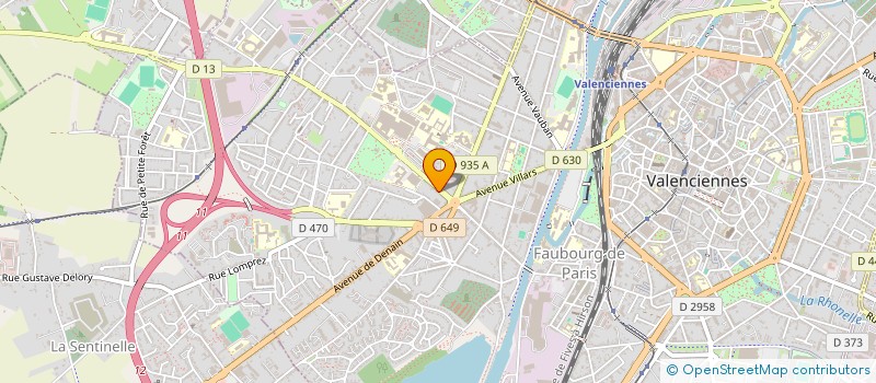 localisation de l'entreprise TMC à VALENCIENNES