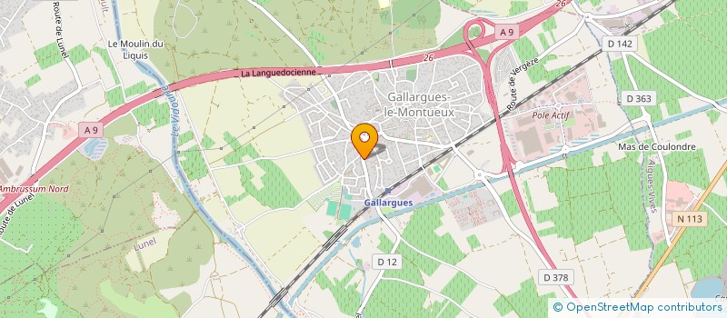 localisation de l'entreprise TMC  GALLARGUES-LE-MONTUEUX