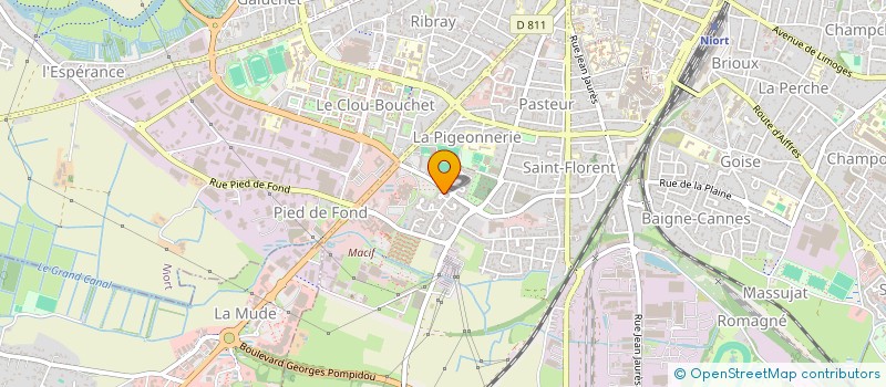 localisation de l'entreprise TMC  NIORT