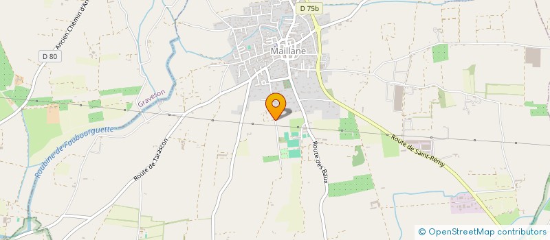 localisation de l'entreprise TMC ATELIER PAYSAGE  MAILLANE