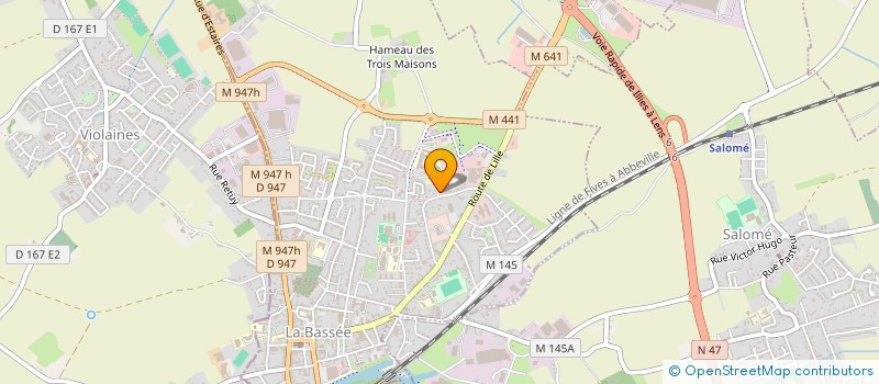 localisation de l'entreprise TMC CONSEILS  LA BASSEE