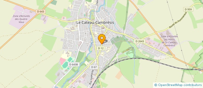 localisation de l'entreprise TMC HENIN IMMOBILIER  LE CATEAU-CAMBRESIS
