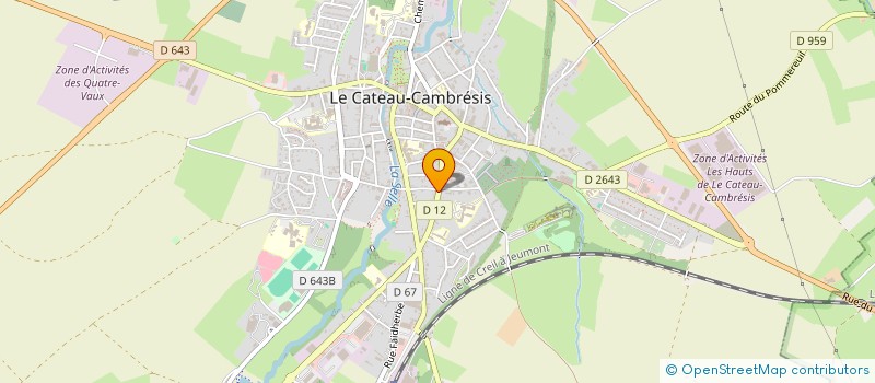 localisation de l'entreprise TMC MANAGEMENT  LE CATEAU-CAMBRESIS
