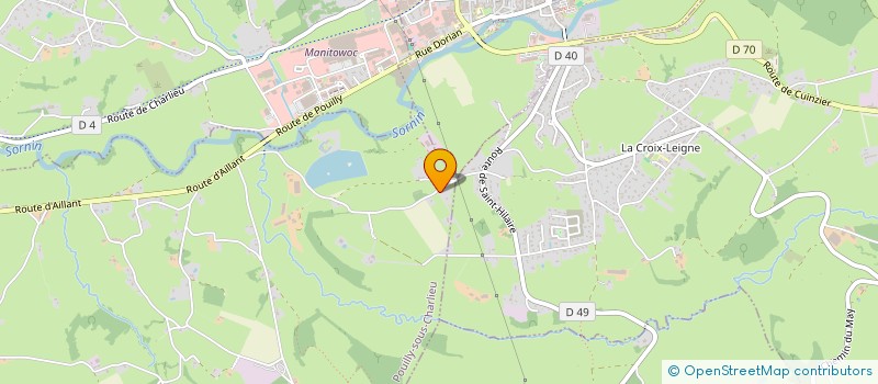 localisation de l'entreprise TMC SERVICES  POUILLY-SOUS-CHARLIEU