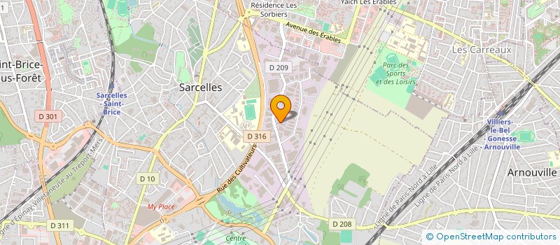 localisation de l'entreprise TMCC VILLA  SARCELLES