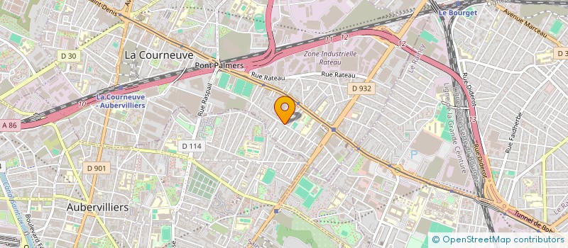 localisation de l'entreprise TMCE à LA COURNEUVE