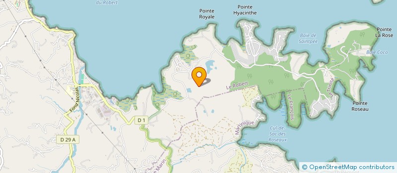 localisation de l'entreprise TMD 1  LE ROBERT