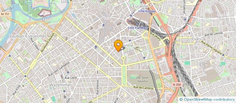 localisation de l'entreprise TMD à LILLE