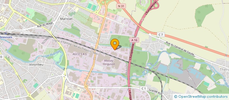 localisation de l'entreprise TMD FRANCE  BEAUVAIS