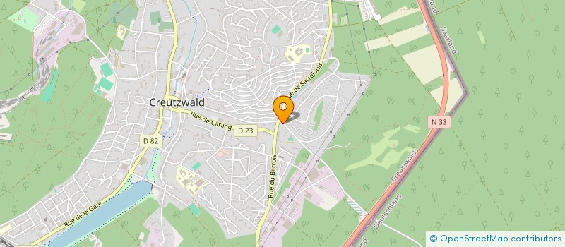 localisation de l'entreprise TMD FRICTION FRANCE à CREUTZWALD