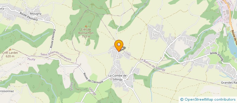 localisation de l'entreprise TMD PATRIMOINE  SILLINGY