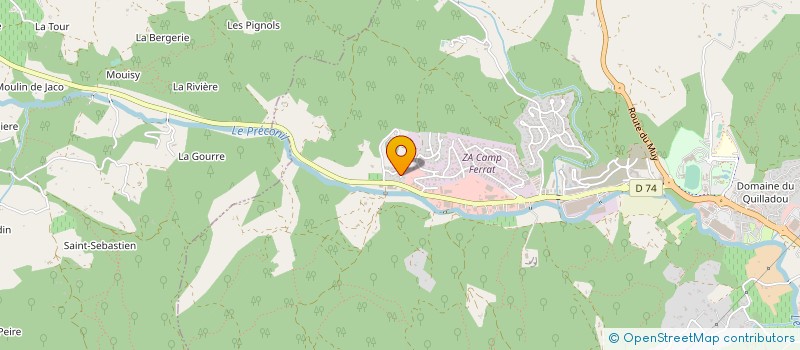 localisation de l'entreprise TMDA 83 à SAINTE-MAXIME