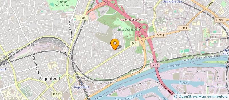 localisation de l'entreprise TMDE  ARGENTEUIL