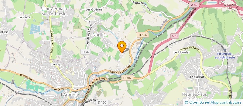 localisation de l'entreprise TMDL à SAVIGNY