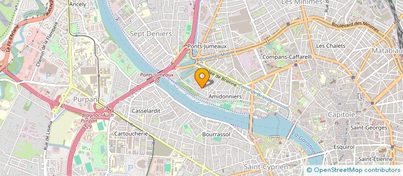 localisation de l'entreprise TME à TOULOUSE