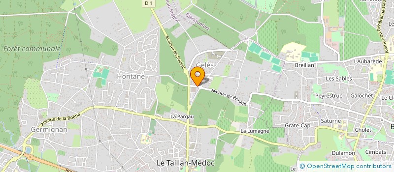 localisation de l'entreprise TME à LE TAILLAN-MEDOC