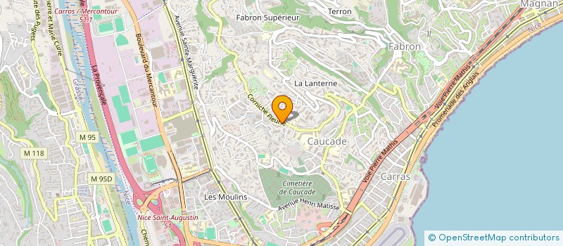 localisation de l'entreprise TME ENERGIE à NICE