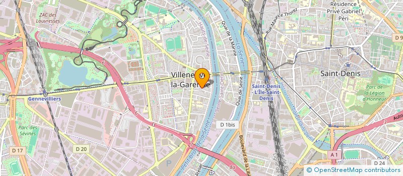 localisation de l'entreprise TME-PI  VILLENEUVE-LA-GARENNE